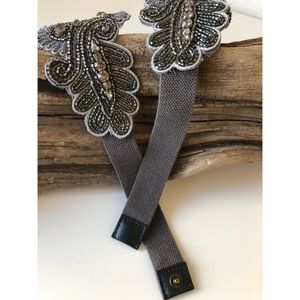 Anthropologie Lauritz Beaded Belt